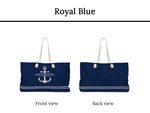 Gift with Boat Name, Nautical Boat Name Gift for Women, Custom Weekender Bag