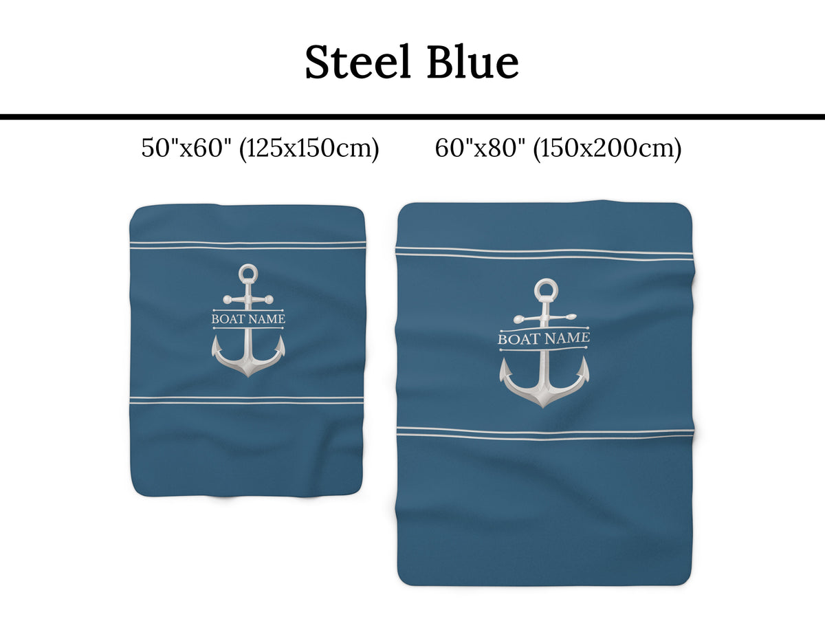 Boat Blanket, Boat Gift, Boat Bedding, Yacht Decor, Boat Captain Gift