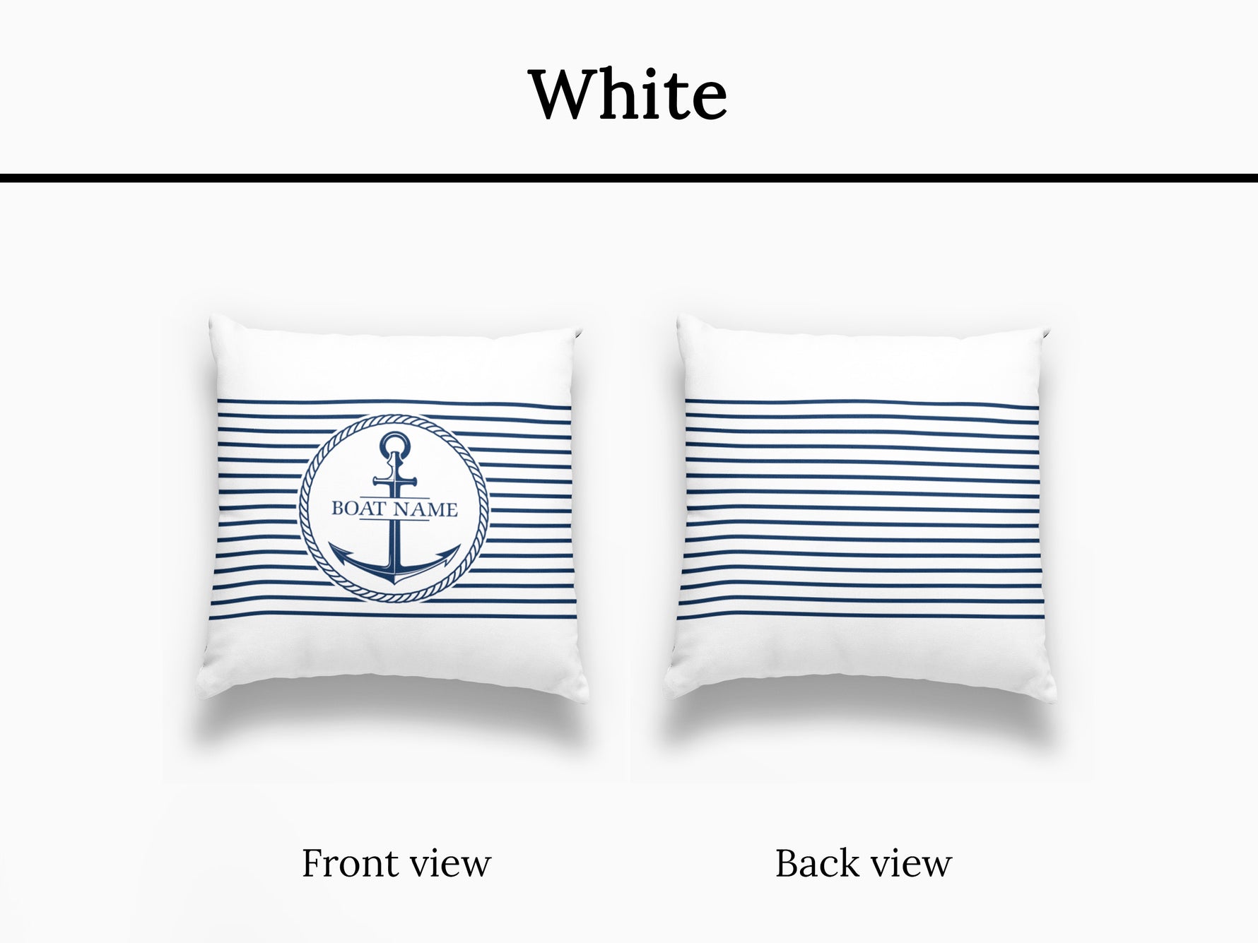 Boat Pillow, Boat Gift, Boating Accessories, Boat Cushion, Nautical Decor, Sailing Gift