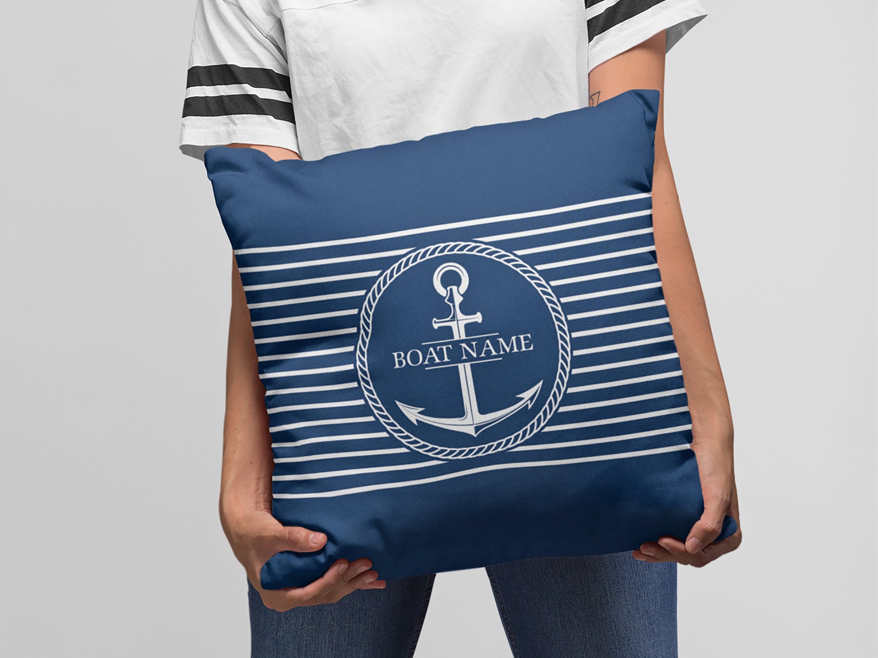 Boat Pillow, Boat Gift, Boating Accessories, Boat Cushion, Nautical Decor, Sailing Gift