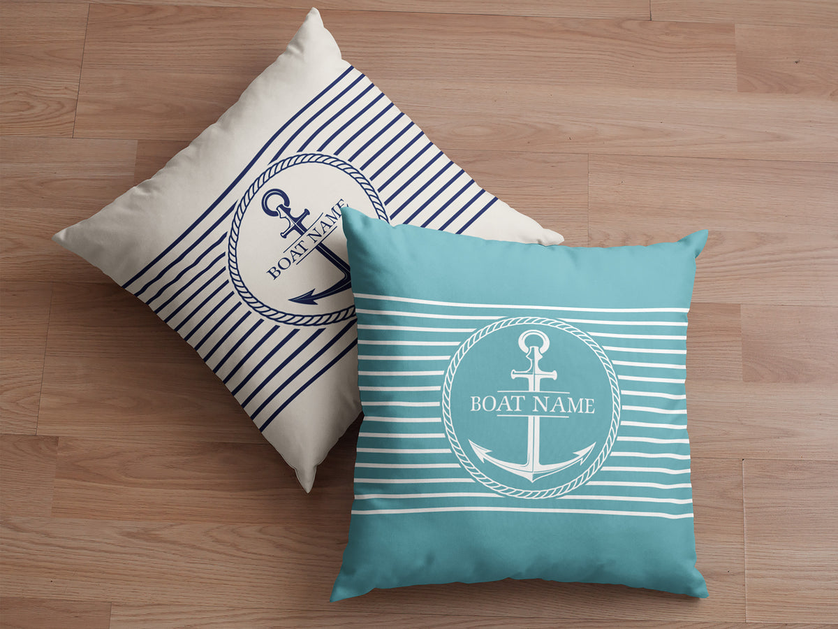 Boat Pillow, Boat Gift, Boating Accessories, Boat Cushion, Nautical Decor, Sailing Gift