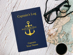 Custom Boat Journal, Boating Diary, Sailing Log Book, Baot Owner Gift, Boat Captain Gift Idea