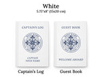 Boating Guest Book, Boat Gifts, Boat Journal, Nautical Notebook, Captains Log