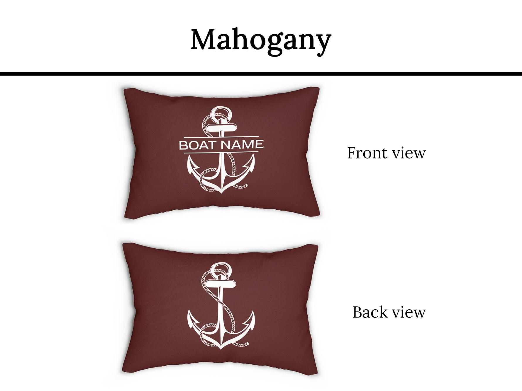 Outdoor Boat Pillow, Boat Gift, Boat Name Pillow, Maritime Cushion, Coastal Pillow