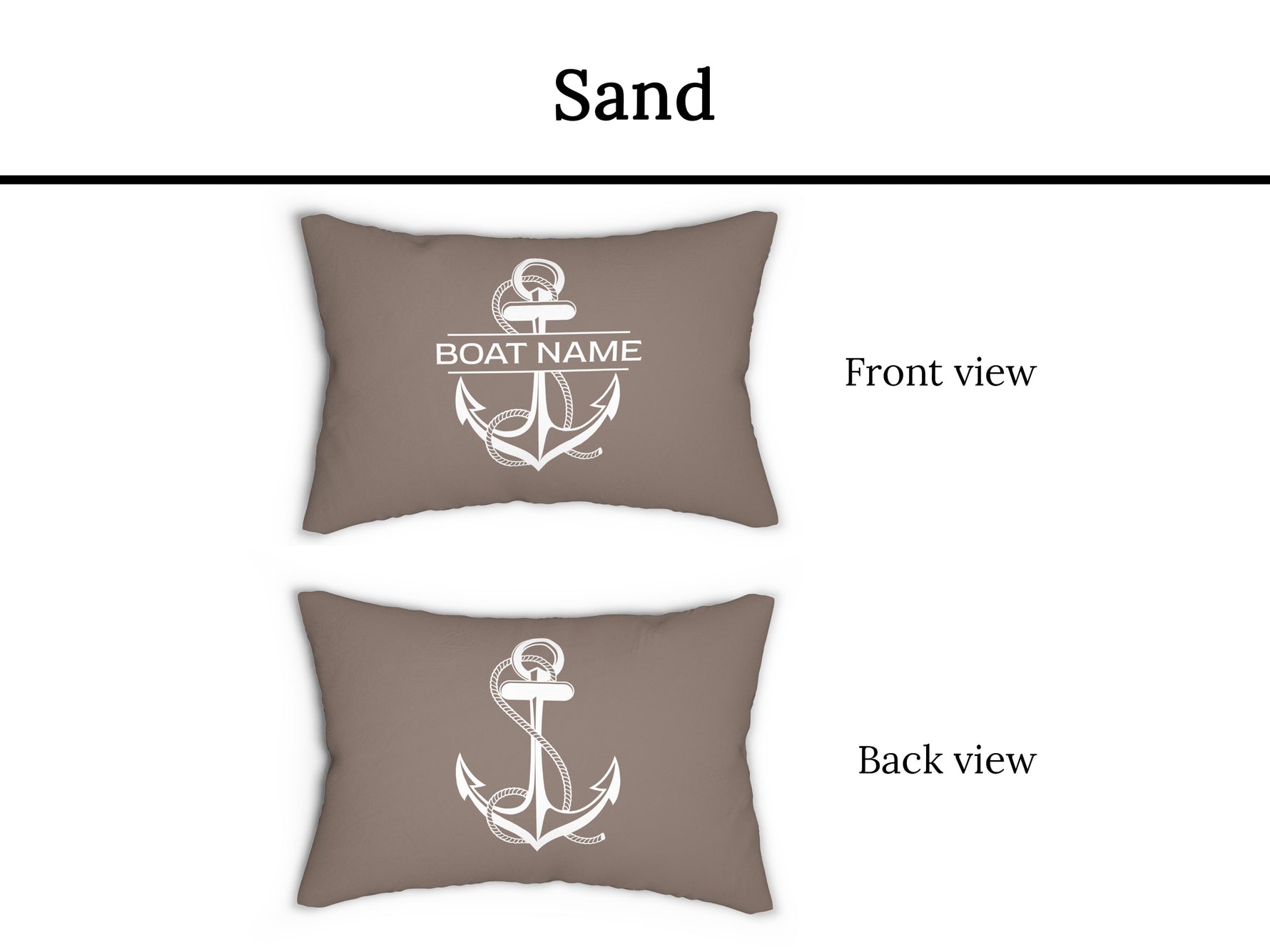 Outdoor Boat Pillow, Boat Gift, Boat Name Pillow, Maritime Cushion, Coastal Pillow