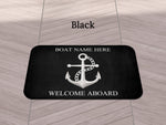 Custom Yacht Mat, Lake House Bath Mat, Sailor Bath Rug, Boat Lover Present