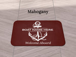 Custom Gift for Boat, Personalized Boat Mat, Nautical Boat Accessories, Boat Gift for Men