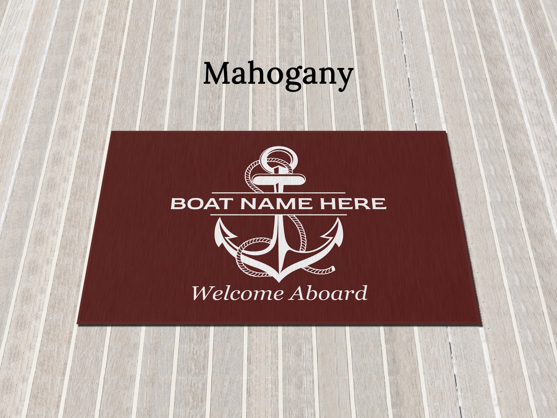 Outdoor Boat Rug, Boat Gift, Boat Mat, Custom Boat Decor, Sailing Gifts for Men