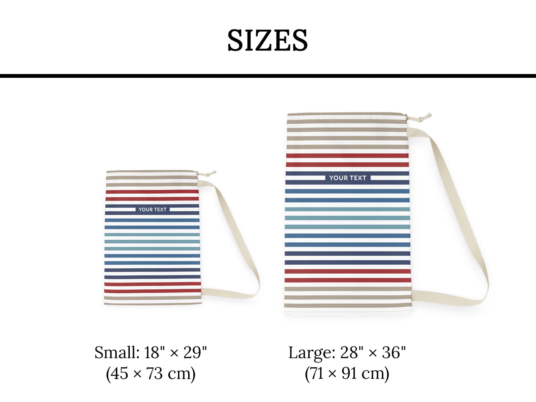 Custom Striped Laundry Bag, Boat Gift, Personalized Laundry Bag, Boat Bag