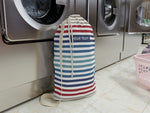 Custom Striped Laundry Bag, Boat Gift, Personalized Laundry Bag, Boat Bag