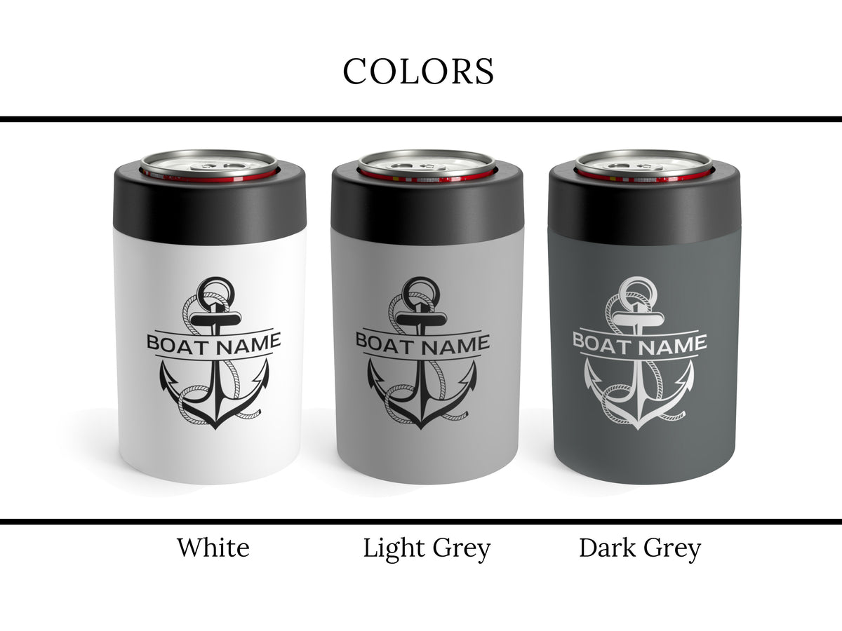 Nautical Can Holders, Boat Gift for Sailors, Boat Can Coolers, Custom Beer Cozy, Drink Holder