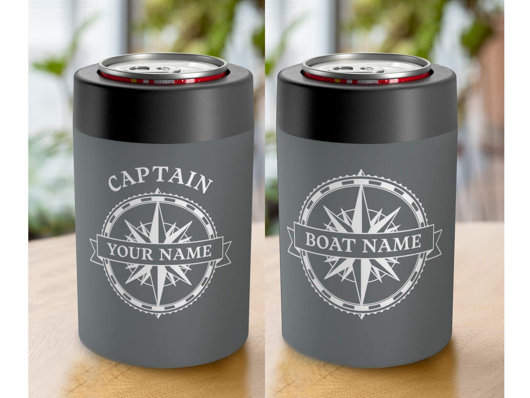 Boat Can Coolers, Custom Can Holders, Boat Owner Gift, Sailing Gift for Men, Insulated Cooler