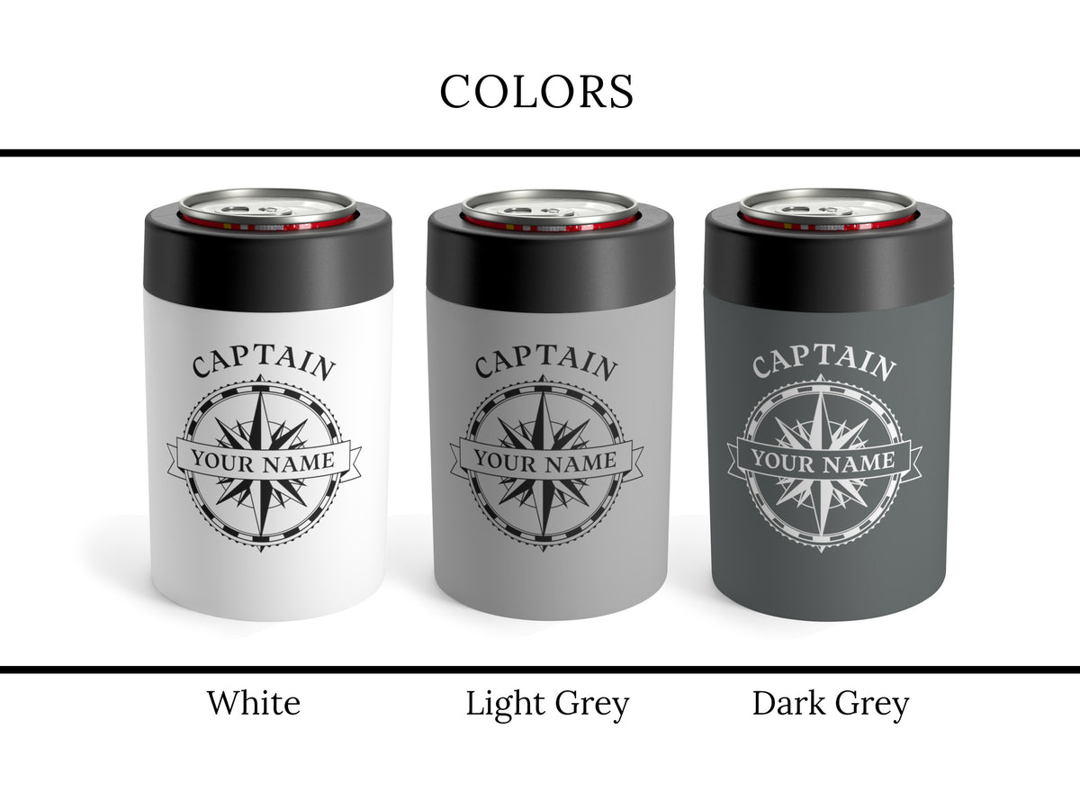 Boat Can Coolers, Custom Can Holders, Boat Owner Gift, Sailing Gift for Men, Insulated Cooler