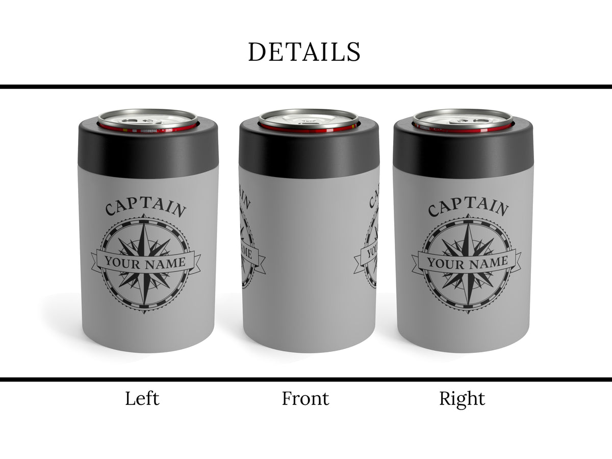 Boat Can Coolers, Custom Can Holders, Boat Owner Gift, Sailing Gift for Men, Insulated Cooler