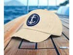 Boat Cap Personalized, Boat Gift for Dad, Captain Hat, Nautical Cap, Anchor Hat, First Mate