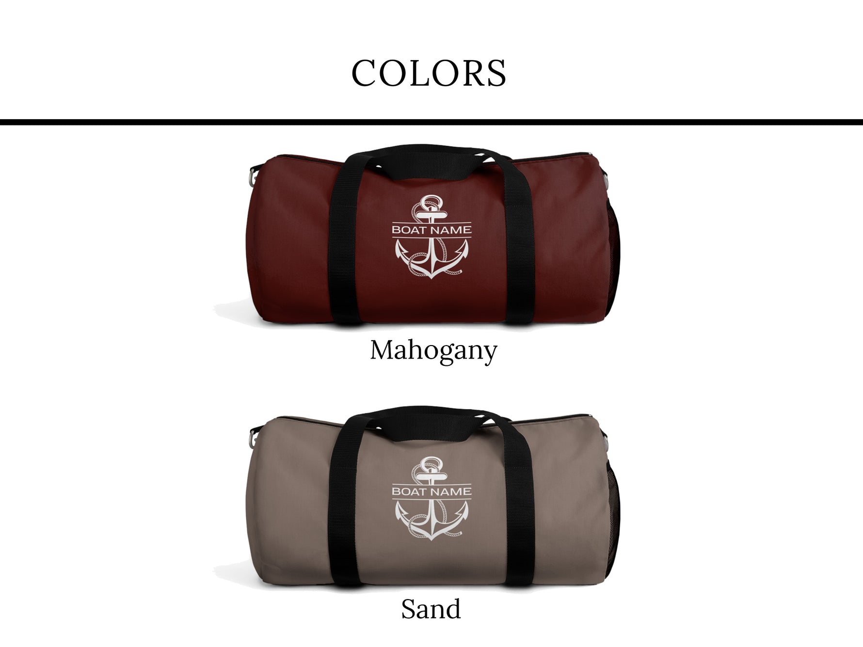 Boat Duffel Bag, Boat Gift, Overnight Boat Bag, Sailing Bag for Men, Nautical Duffle Bag