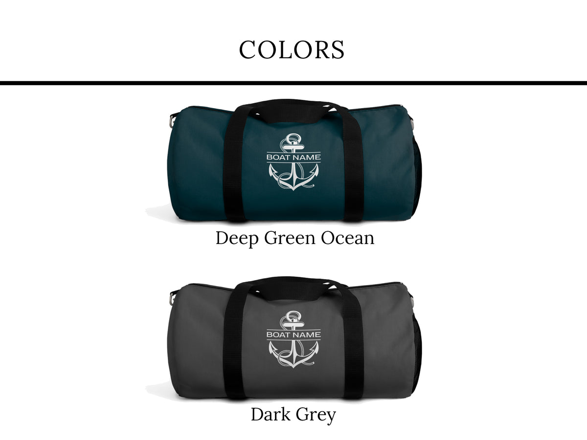 Boat Duffel Bag, Boat Gift, Overnight Boat Bag, Sailing Bag for Men, Nautical Duffle Bag