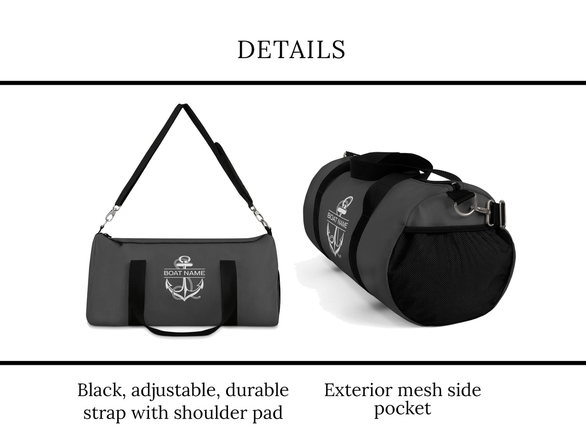 Boat Duffel Bag, Boat Gift, Overnight Boat Bag, Sailing Bag for Men, Nautical Duffle Bag