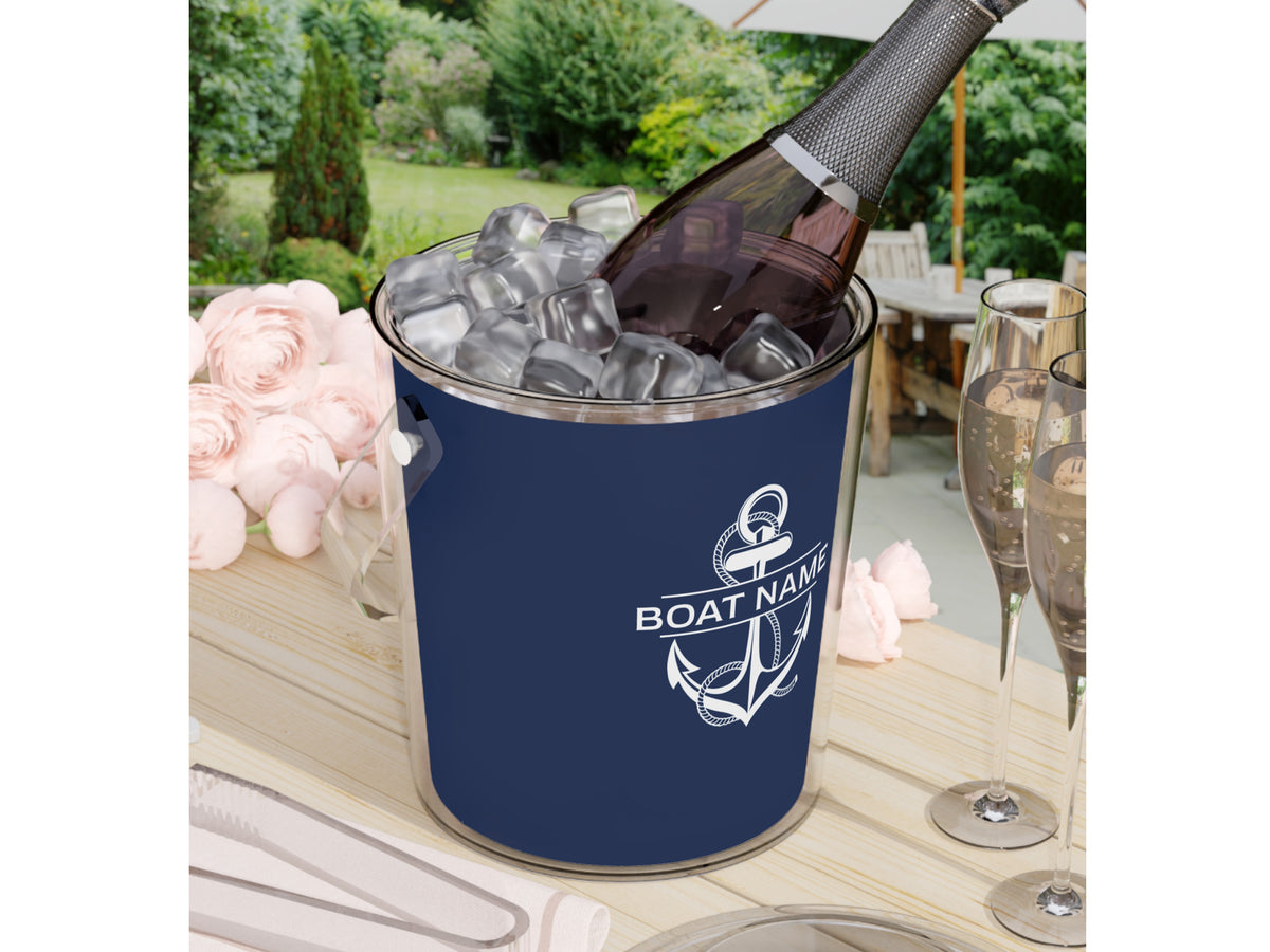 Boat Wine Bucket, Boat Gift, Nautical Wine Cooler, Boat Decor, Gift for Captain, Nautical Wedding Gift