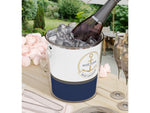 Nautical Ice Bucket, Boat Gift, Nautical Barware, Lake House Gift, Boat Decor, Wine Lover Gift