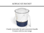 Nautical Ice Bucket, Boat Gift, Nautical Barware, Lake House Gift, Boat Decor, Wine Lover Gift