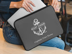 Nautical Laptop Cover 12 13 15 Inch, Boat Gift, Nautical Gifts, Custom Laptop Case, Boat iPad Sleeve, Tablet Case