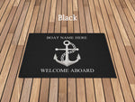 Custom Heavy Duty Mat for Boat, Anchor Yatch Mat, Nautical Lake House Doormat