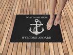 Custom Heavy Duty Mat for Boat, Anchor Yatch Mat, Nautical Lake House Doormat