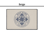 Boat Name Mat, Custom Boat Mat, Boat Gifts for Men, Boat Mat Personalized