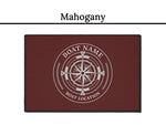 Boat Name Mat, Custom Boat Mat, Boat Gifts for Men, Boat Mat Personalized