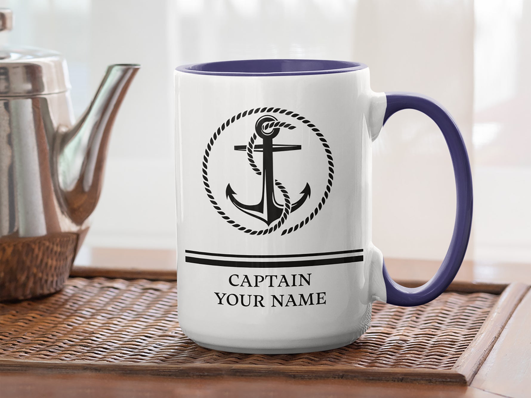 Boat Mug, Boat Gifts, Funny Boating Gift, Captain Mug, Custom Anchor Mug, Nautical Gift, Sailing Mug