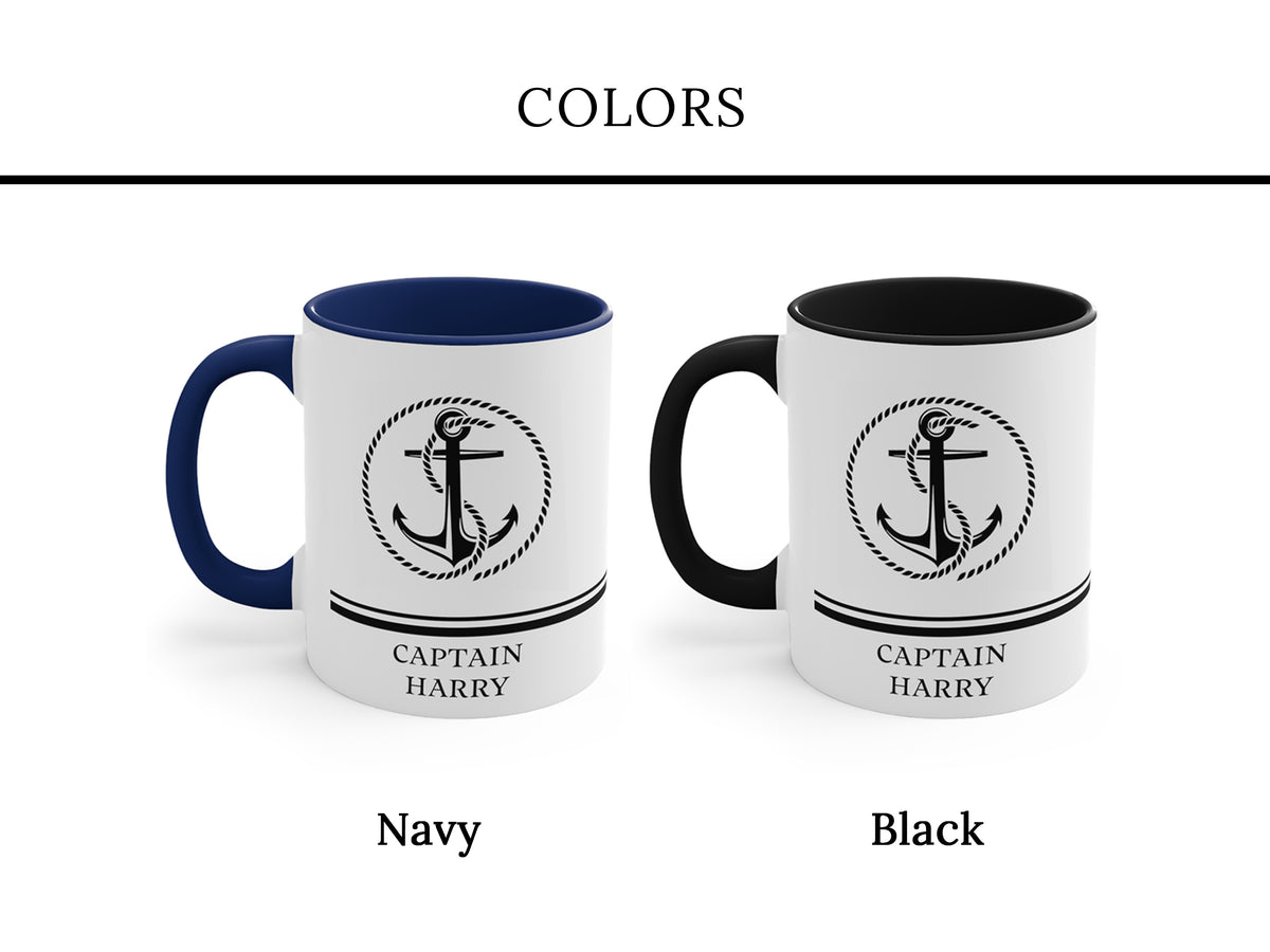 Boat Mug, Boat Gifts, Funny Boating Gift, Captain Mug, Custom Anchor Mug, Nautical Gift, Sailing Mug