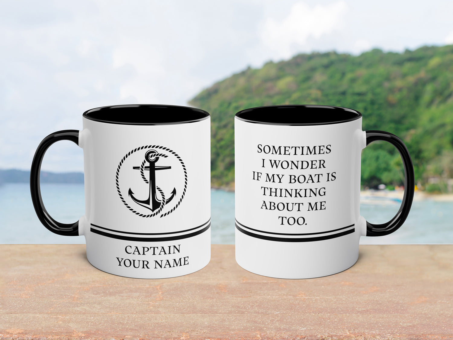 Boat Mug, Boat Gifts, Funny Boating Gift, Captain Mug, Custom Anchor Mug, Nautical Gift, Sailing Mug