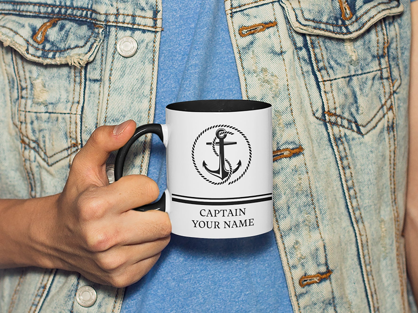 Boat Mug, Boat Gifts, Funny Boating Gift, Captain Mug, Custom Anchor Mug, Nautical Gift, Sailing Mug