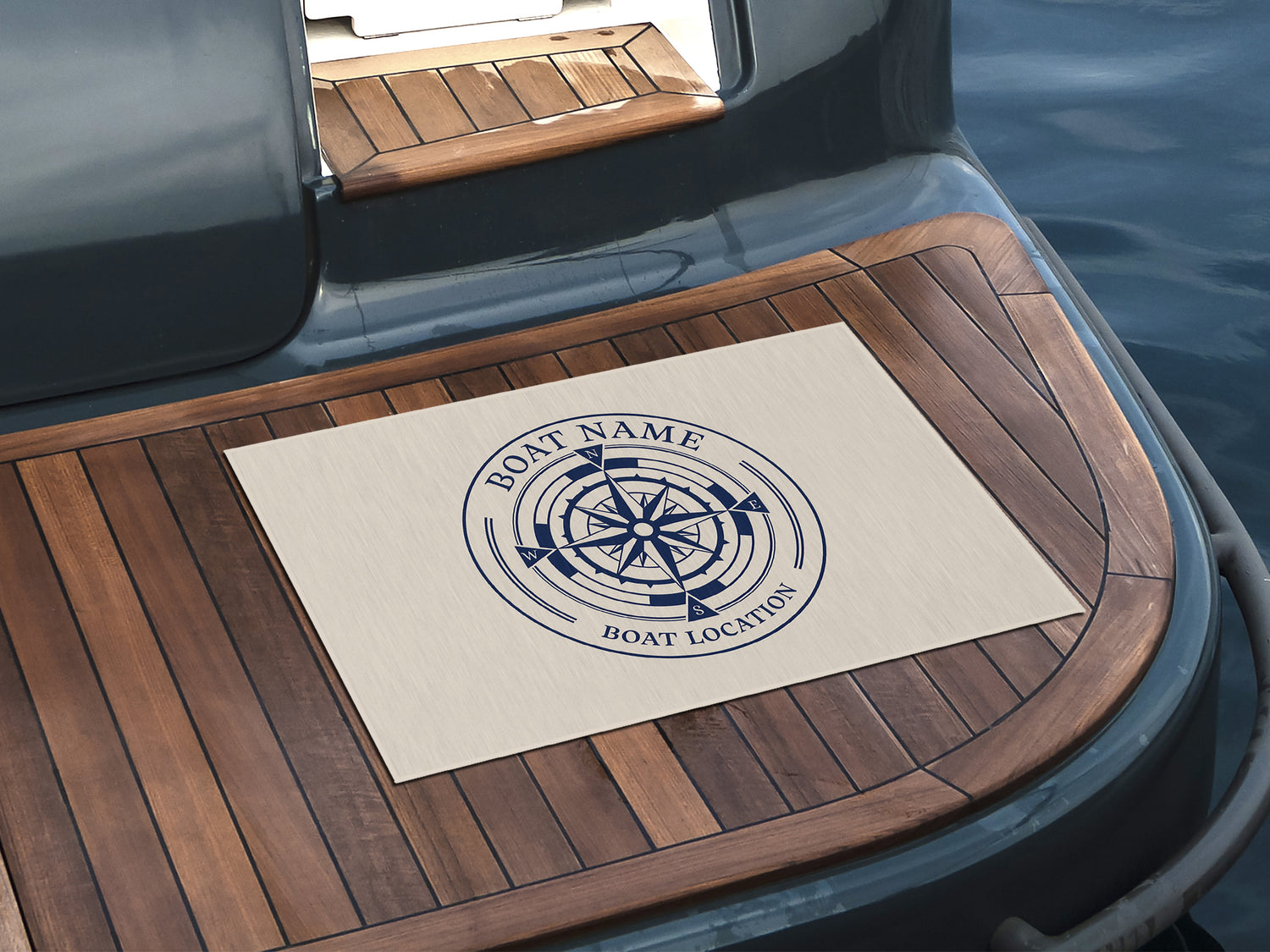 Compass Boat Rug | Upwind Design