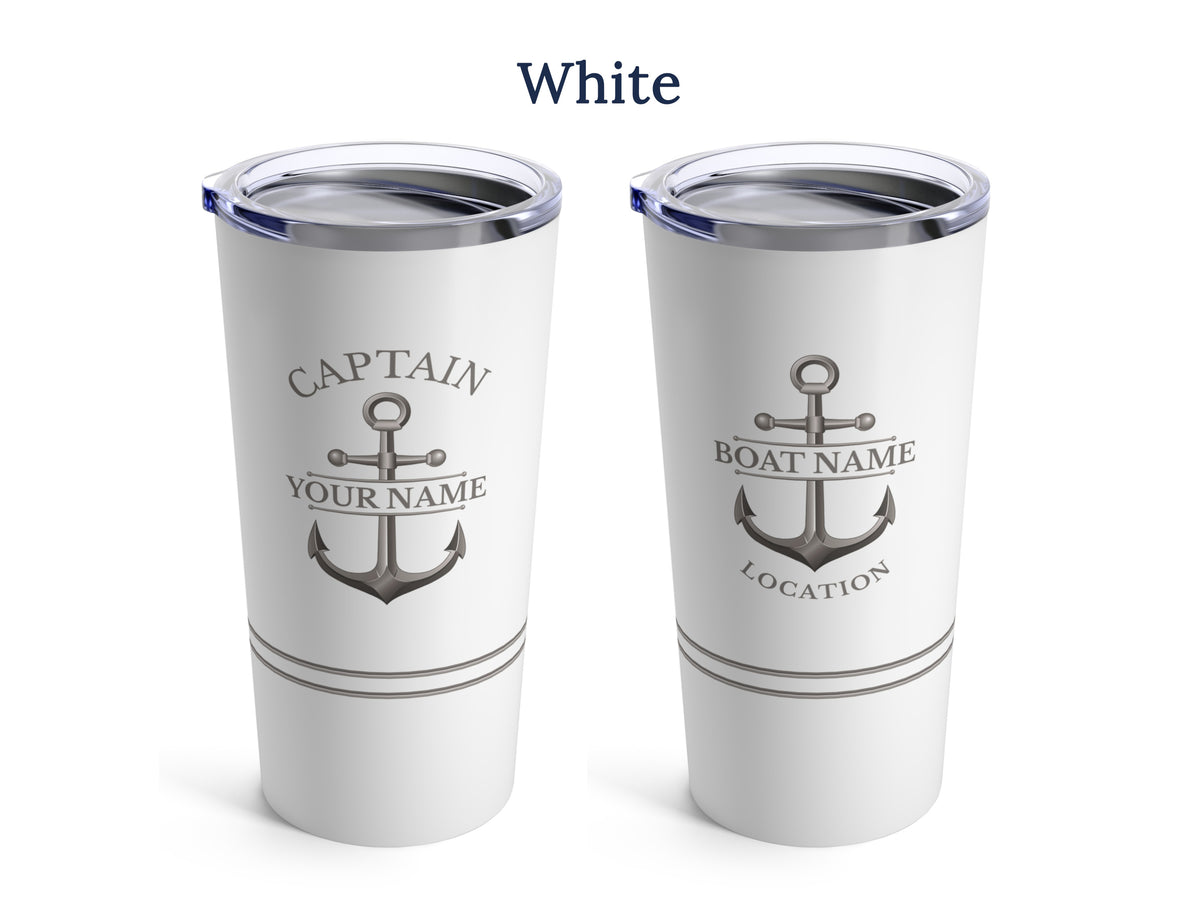 Boat Tumbler, Boat Gift, Captain First Mate, Sailing Gifts, Boating Accessories