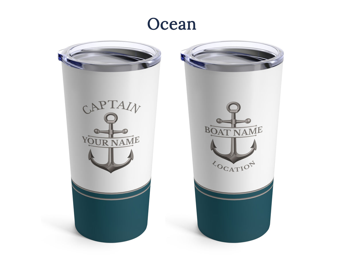 Boat Tumbler, Boat Gift, Captain First Mate, Sailing Gifts, Boating Accessories