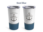 Boat Tumbler, Boat Gift, Captain First Mate, Sailing Gifts, Boating Accessories