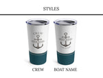 Boat Tumbler, Boat Gift, Captain First Mate, Sailing Gifts, Boating Accessories