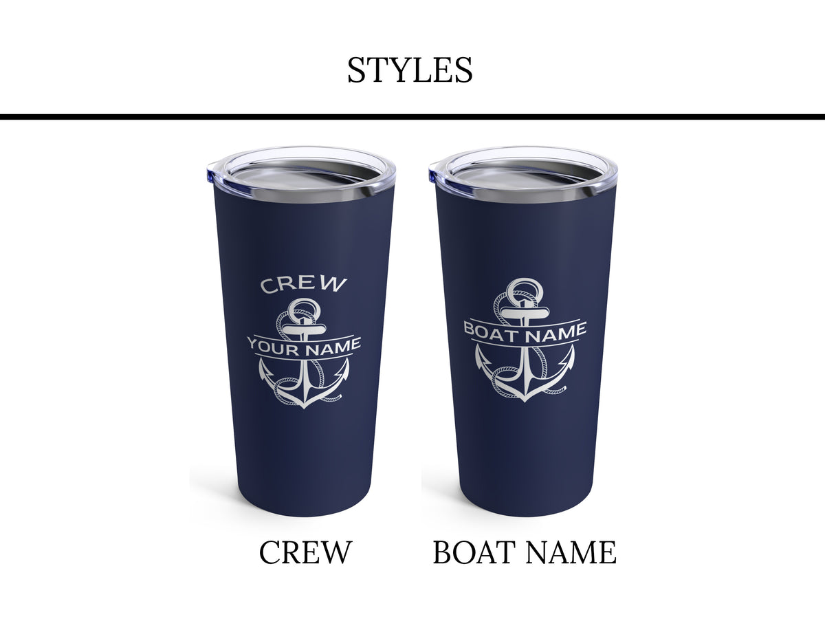 Boat Gift, Boat Tumbler, Boating Accessories, Lake Tumbler, Captain First Mate