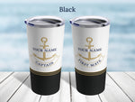 Boat Tumbler, Nautical Tumbler, Boat Gifts Personalized, Boat Cup, Boat Captain Gift, Boating Accessories, Sailing Gifts