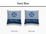 Waterproof Boat Pillow, Boat Gift for Sailor, Personalized Boat Cushions, Nautical Decor