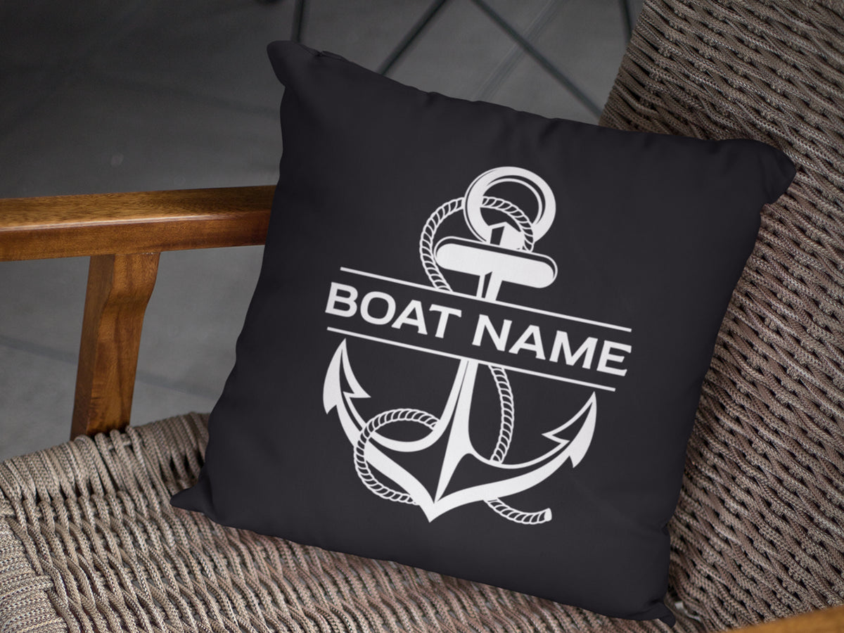 Custom Outdoor Boat Pillow, Boat Accessories, Boat Gift for Women, Sailing Gifts for New Boat Owners