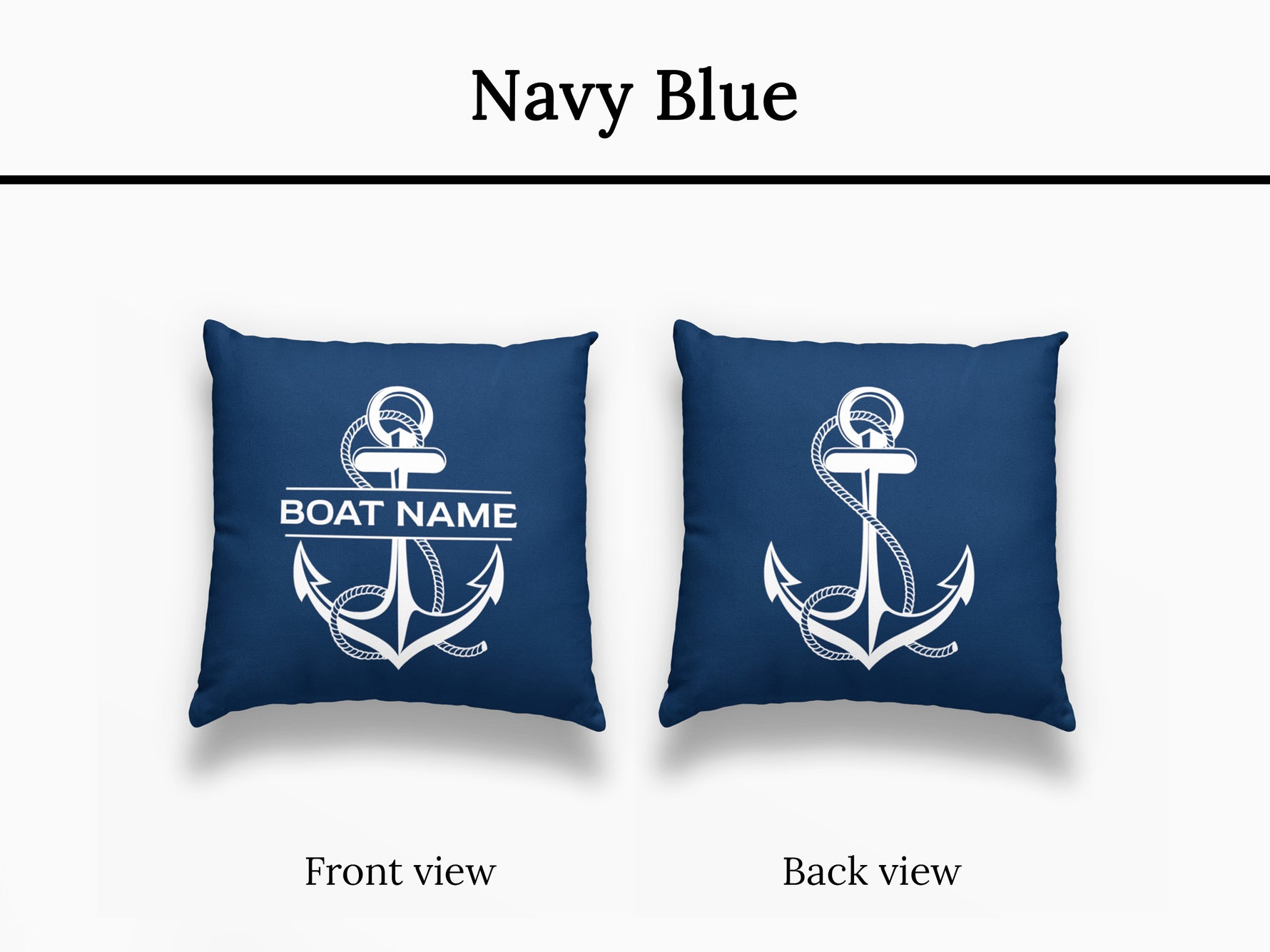 Custom Outdoor Boat Pillow, Boat Accessories, Boat Gift for Women, Sailing Gifts for New Boat Owners