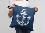 Custom Outdoor Boat Pillow, Boat Accessories, Boat Gift for Women, Sailing Gifts for New Boat Owners