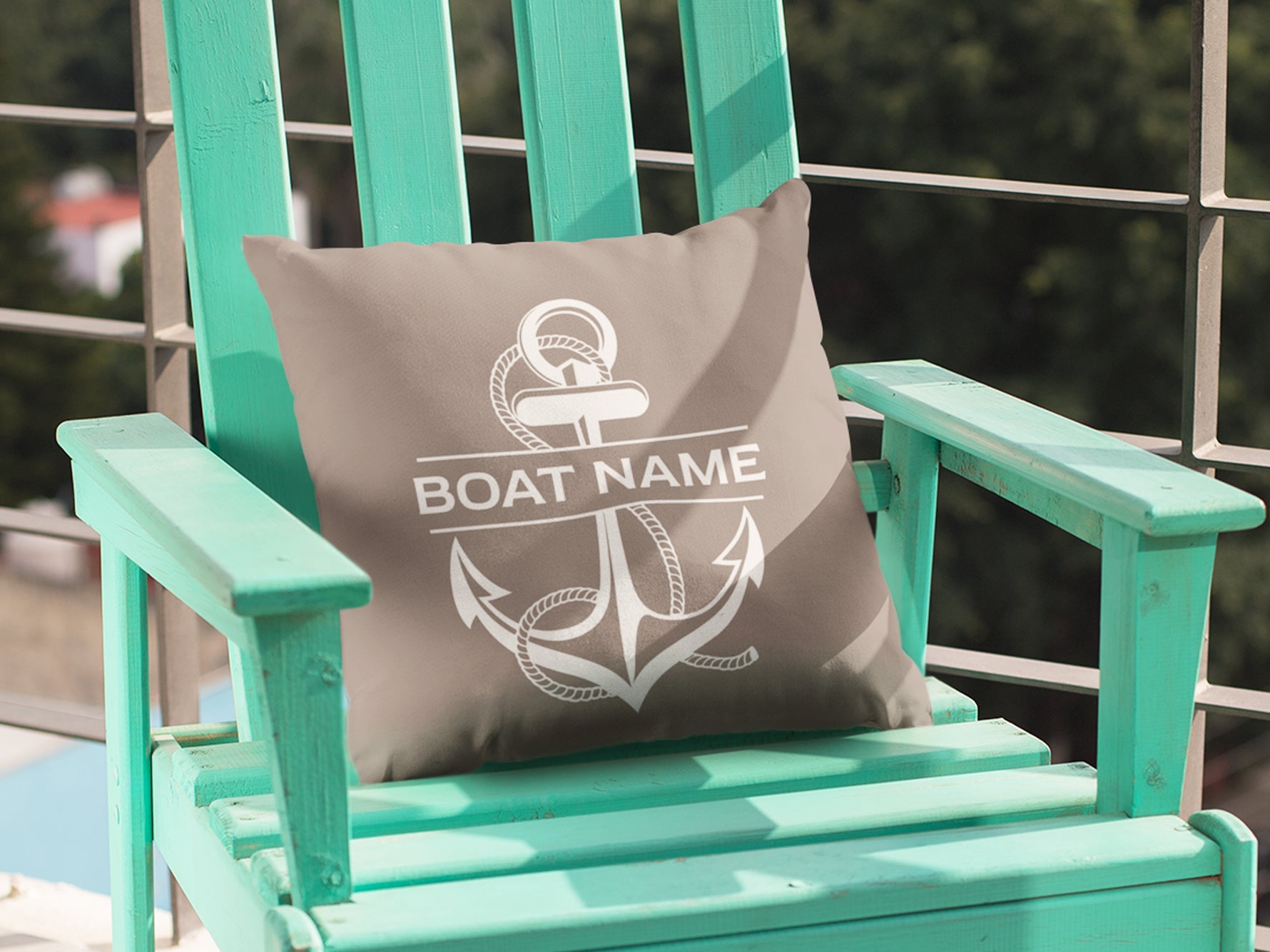 Custom Outdoor Boat Pillow, Boat Accessories, Boat Gift for Women, Sailing Gifts for New Boat Owners