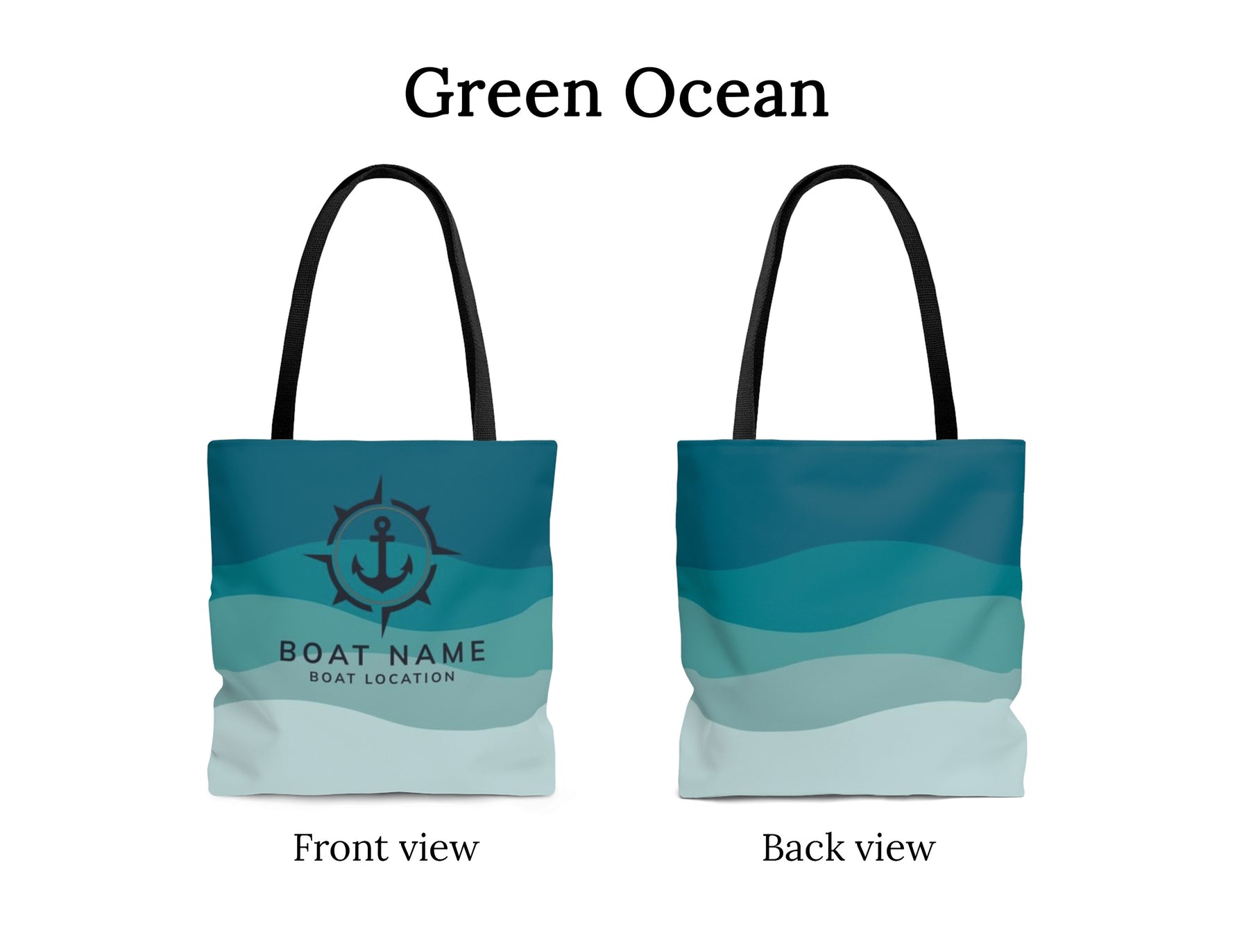 Anchor Tote Bag, Custom Boat Name Nautical Tote Bag, Boat Gift for Women