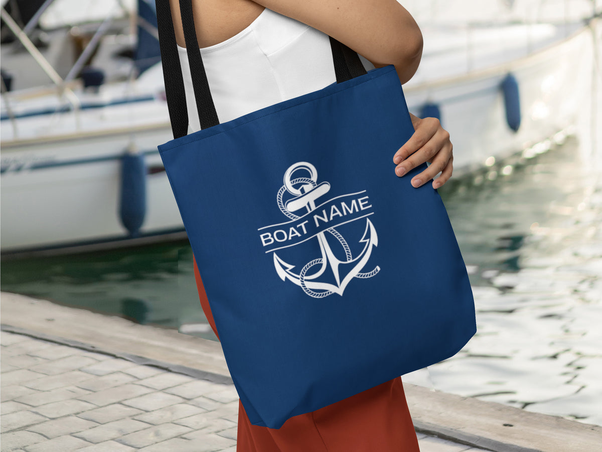 Anchor Boat Bag, Boat Gifts for Women, Nautical Bag, Boat Tote Bag, Sailing Gift, Boat Bachelorette