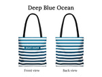 Boat Bag Personalized, Striped Tote Bag, Boat Gifts for Women, Custom Striped Bag, Large Beach Bag