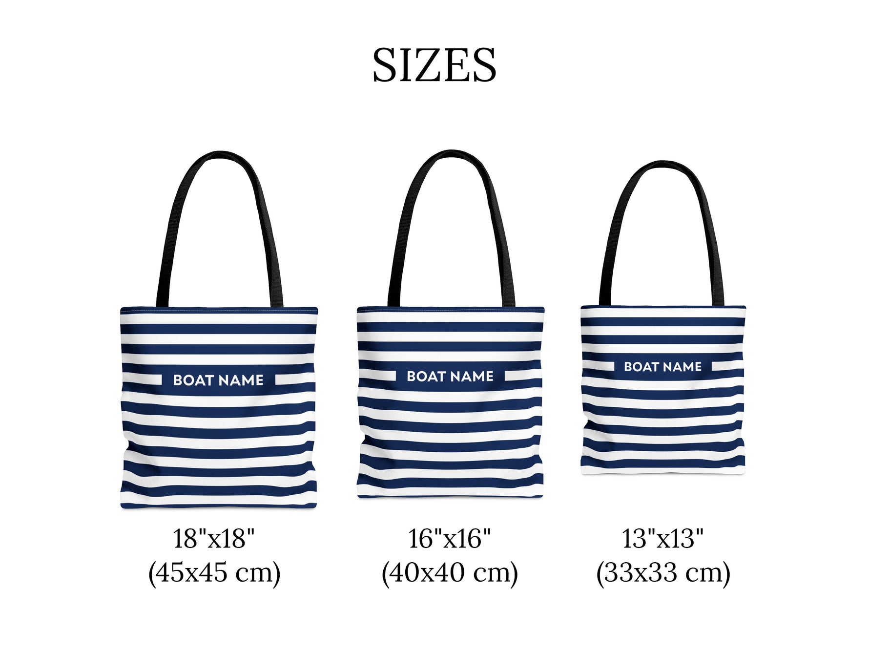 Custom Striped Bag, Boat Tote Bag, Boat Gifts for Women, Nautical Beach Bag, Personalized Tote